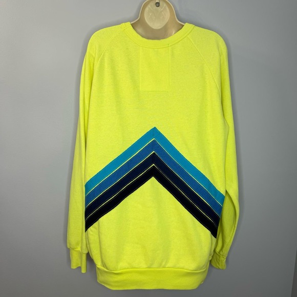 Aviator Nation Crew Neck Embroidered Mountain Stitch Sweatshirt - Picture 6 of 12